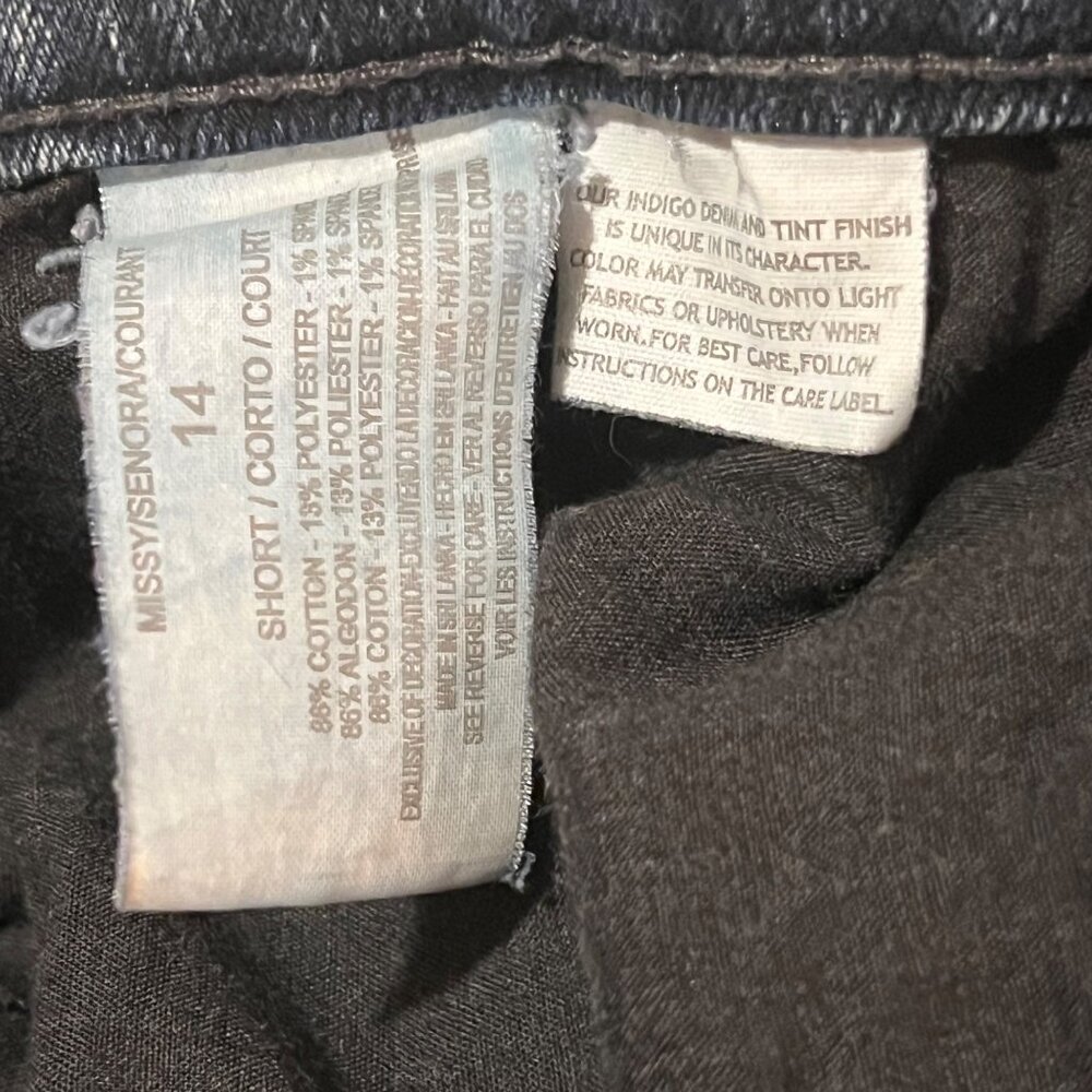 Gloria Vanderbilt Amanda Jeans Size 14 Short Classic Fit Denim Mid Rise Stretch - Picture 10 of 14